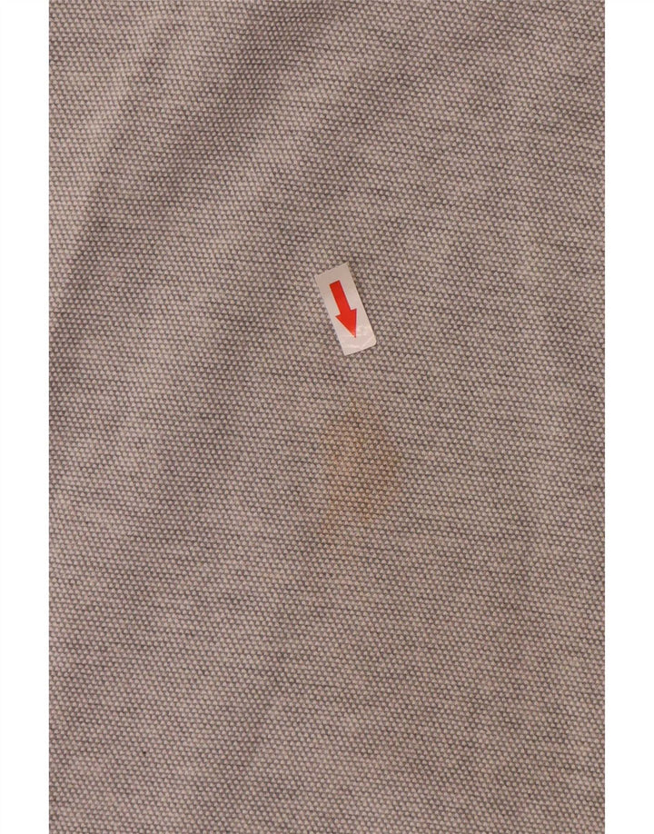 Jack & Jones Mens Polo Shirt XL Grey Cotton