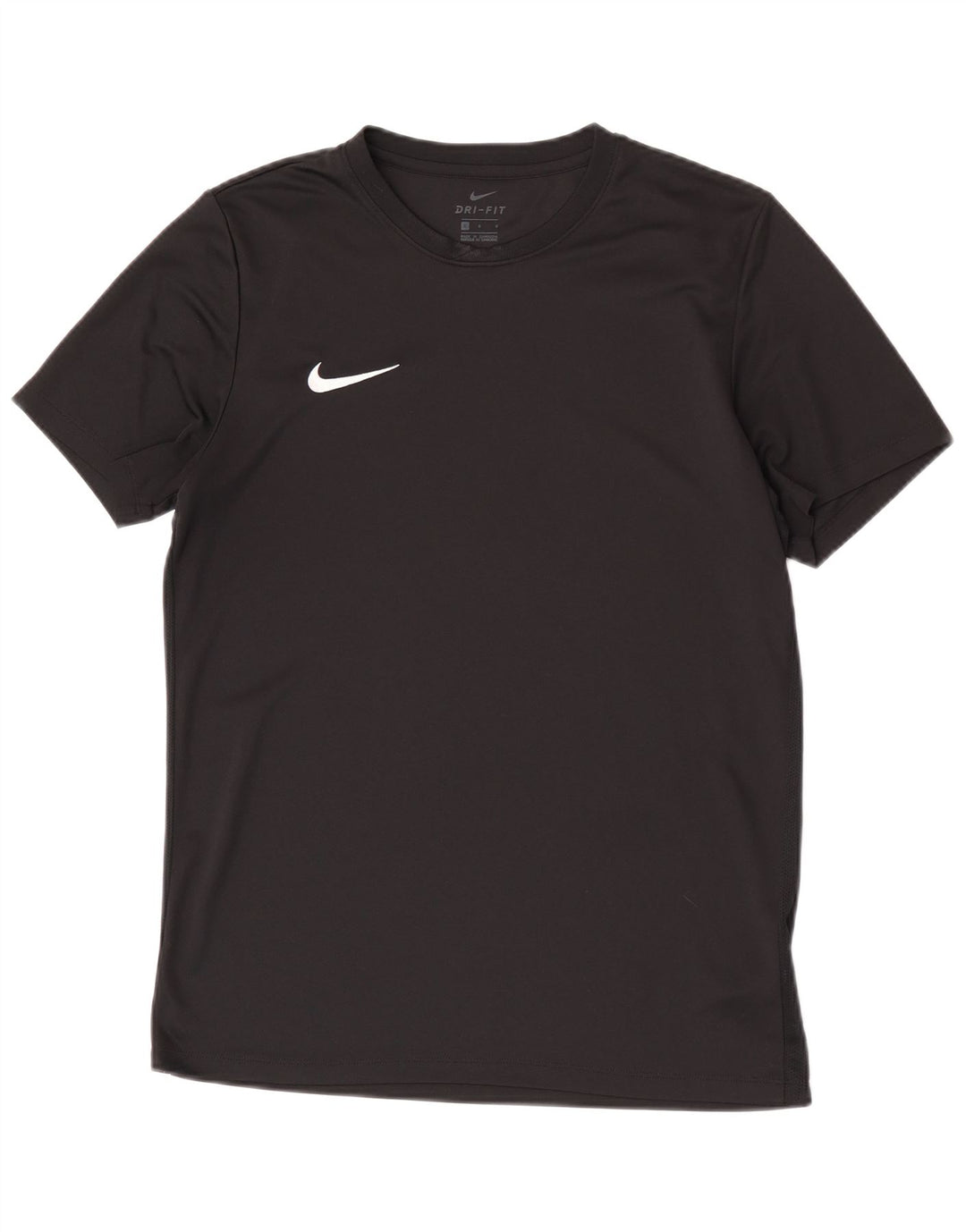 Nike Dri Fit T-shirt top til mænd, stor sort polyester