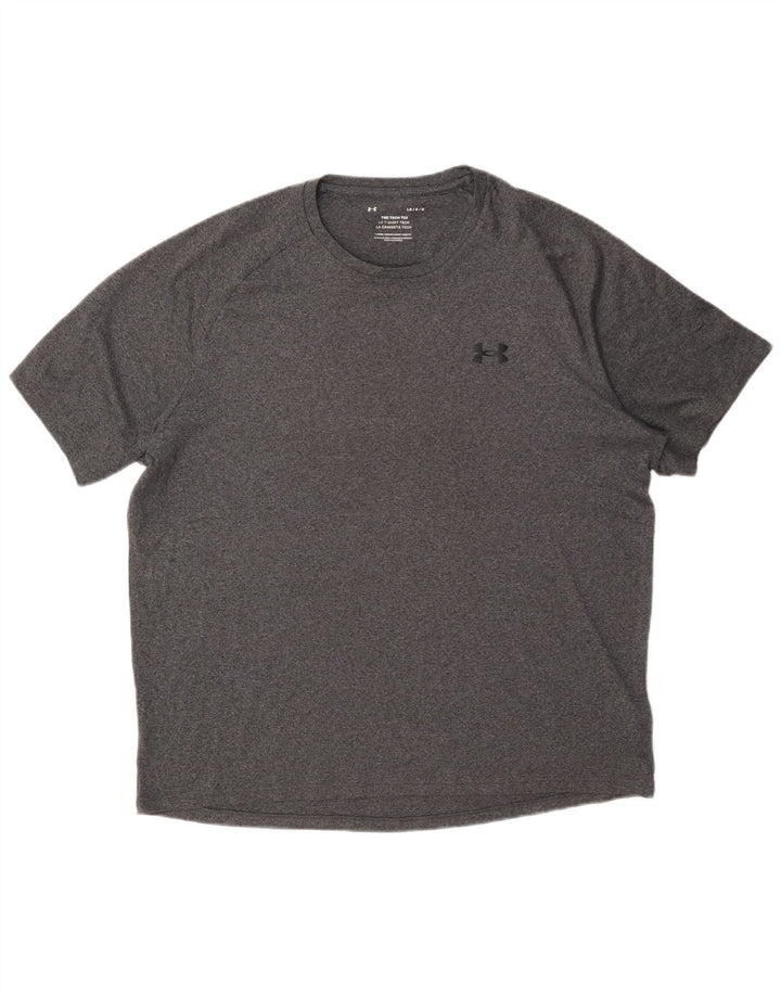 Under Armour T-Shirt Homme Haut Large Gris Polyester