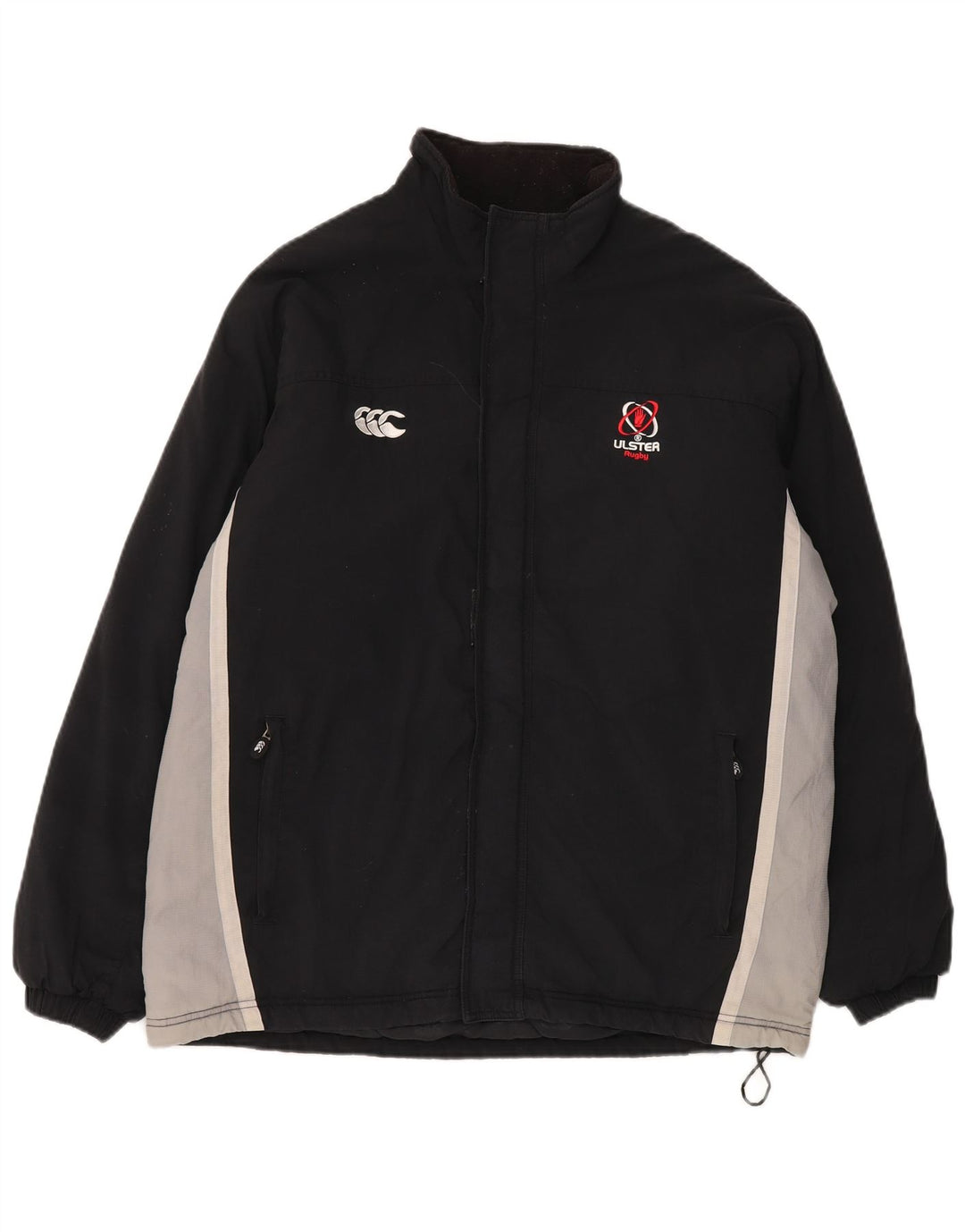 Canterbury Mens Windbreaker Jacket UK 40 Large Black Colourblock