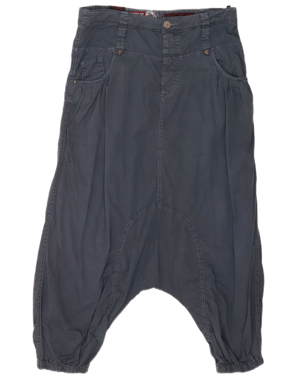 Pantaloni Harem da donna KHUJO W30 L29 cotone blu navy