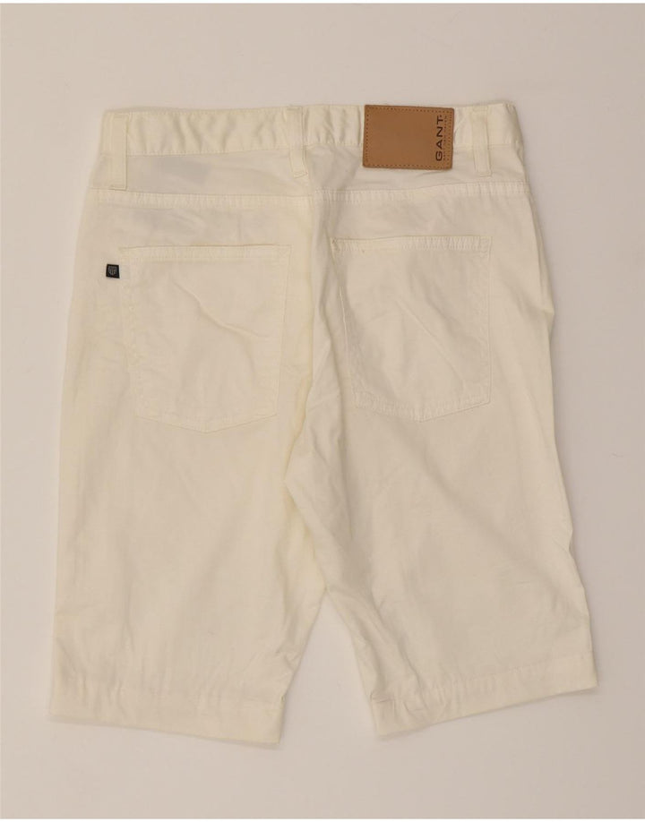 GANT Womens Casual Shorts W28 Medium Off White Cotton Vintage Gant and Second-Hand Gant from Messina Hembry 