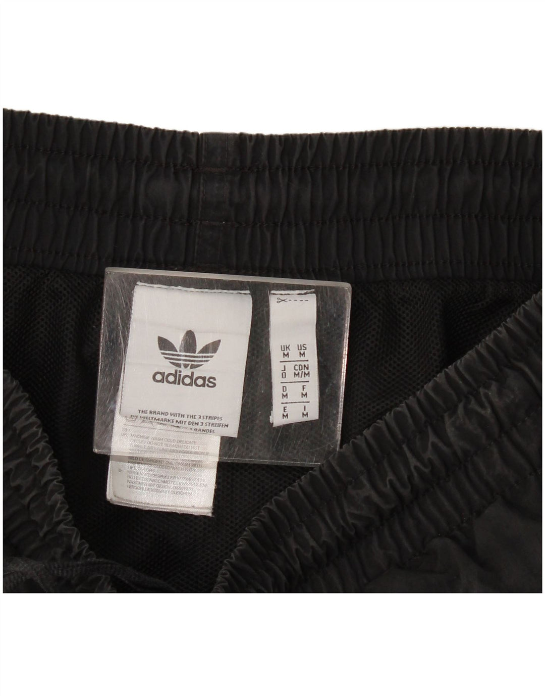 Męskie spodenki sportowe Adidas, średni czarny poliester
