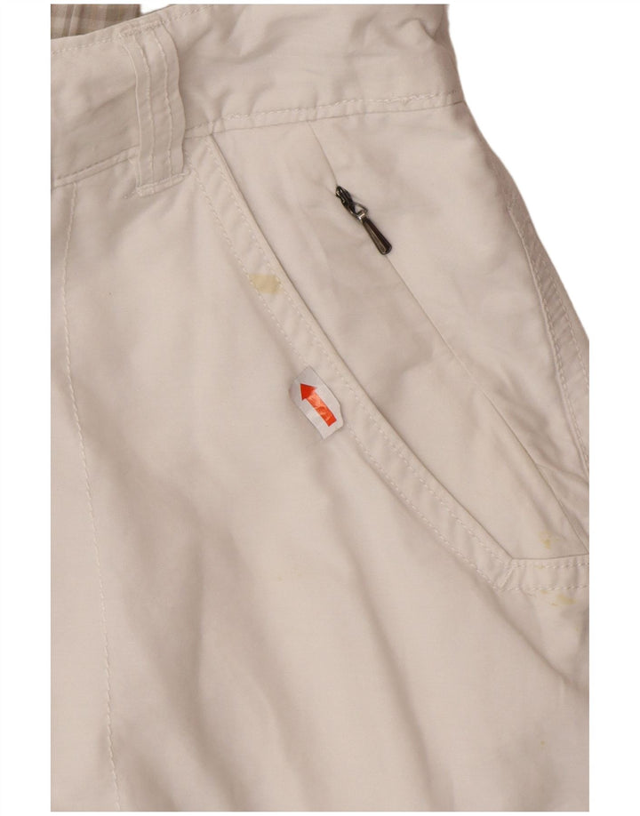 COLUMBIA Womens Skort US 8 Medium  White Cotton