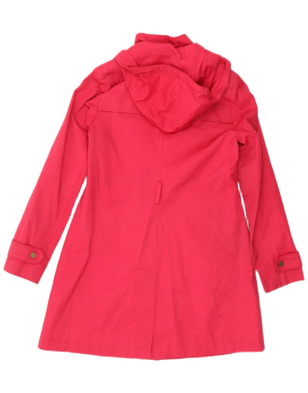 Tommy Hilfiger Damen-Trenchcoat mit Kapuze, Gr. 10, Größe S, Rosa, Baumwolle