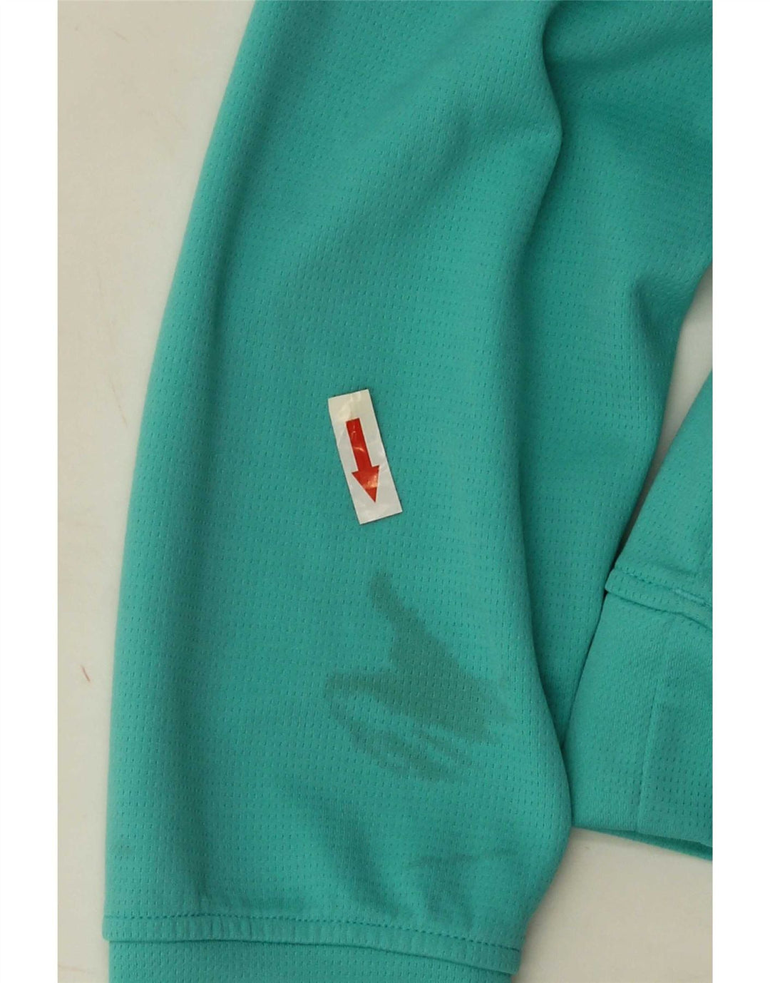 Adidas Haut de survêtement à col zippé pour homme Polyester Turquoise moyen