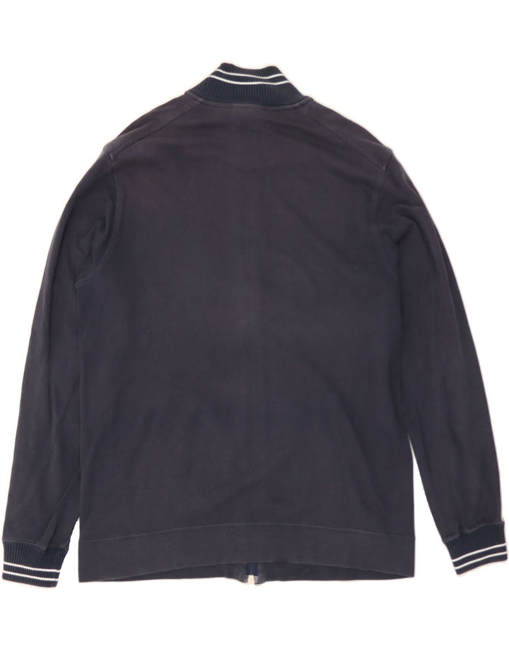 CHAMPION Mens Tracksuit Top Jacket Large Navy Blue Colourblock Cotton Vintage Champion and Second-Hand Champion from Messina Hembry 