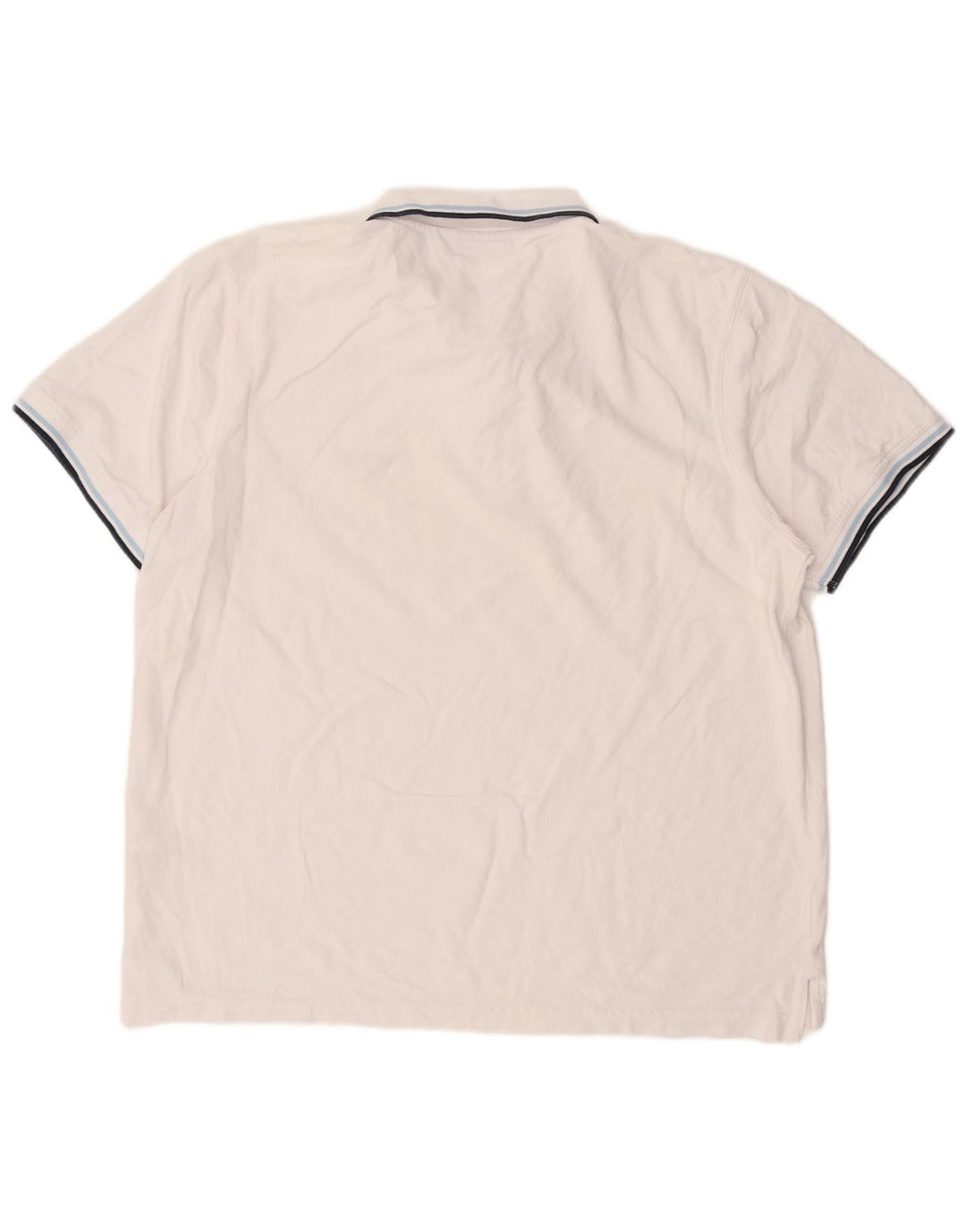 Pierre Cardin Mens Regular Fit Polo Shirt Large White Cotton