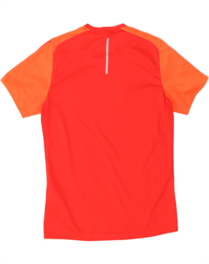 ADIDAS Mens Climalite T-Shirt Top Small Red Colourblock Polyester Vintage Adidas and Second-Hand Adidas from Messina Hembry 