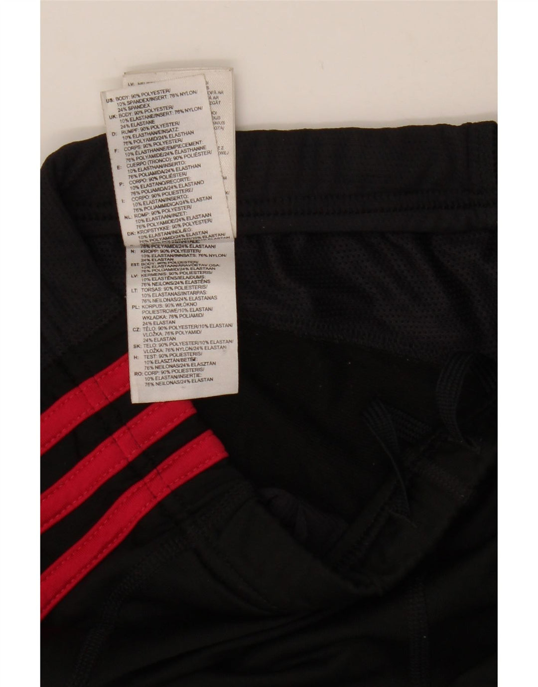 Legginsy damskie Adidas UK 10, małe, czarne, poliestrowe