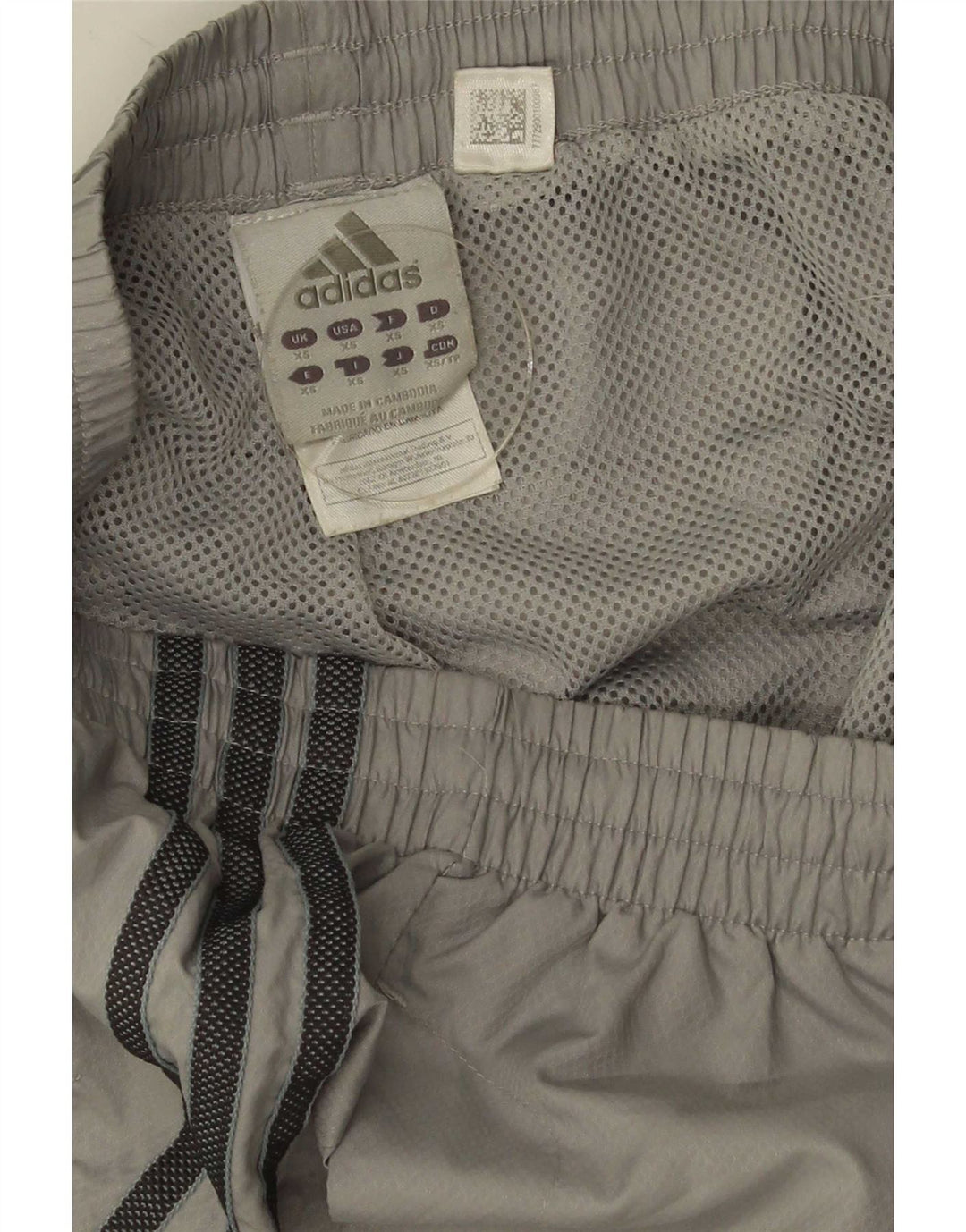 Calça Adidas Mens Treino XS Poliéster Cinza