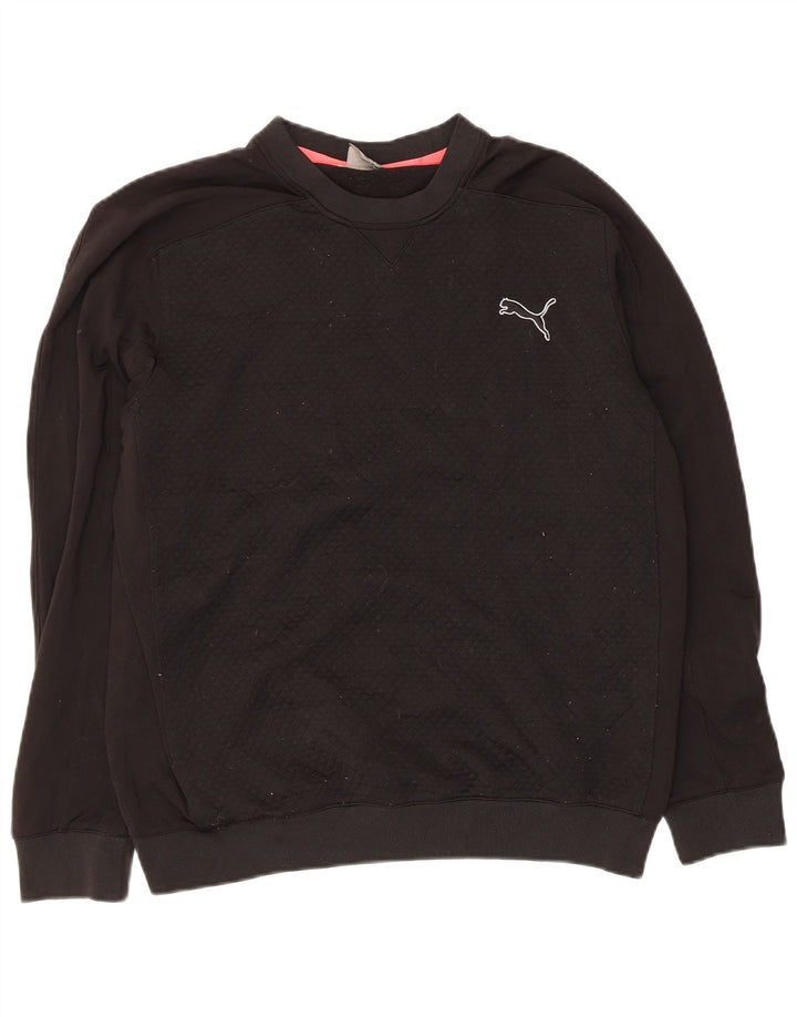 Puma Herre Sweatshirt Jumper Large Sort