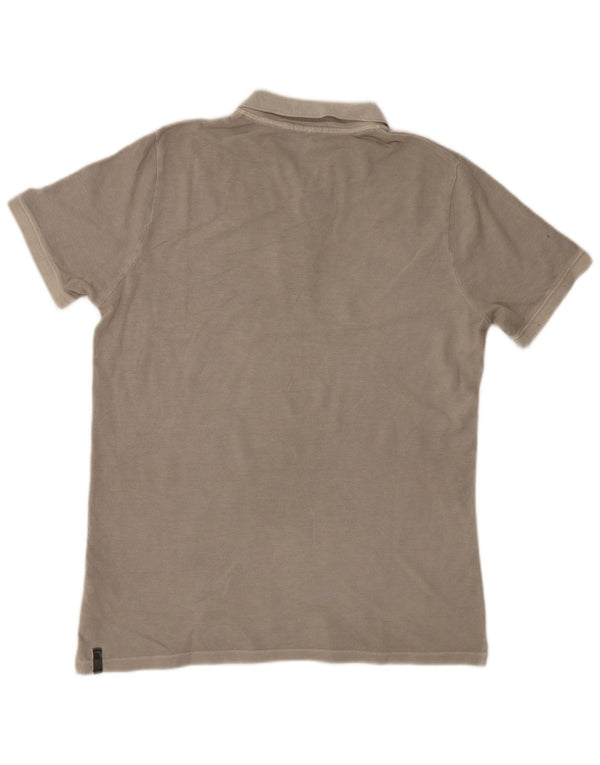 Calvin Klein Jeans Mens Polo Shirt XL Grey Cotton
