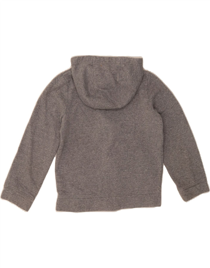 NIKE Boys Zip Hoodie Sweater 8-9 Years Small Grey Cotton Vintage Nike and Second-Hand Nike from Messina Hembry 