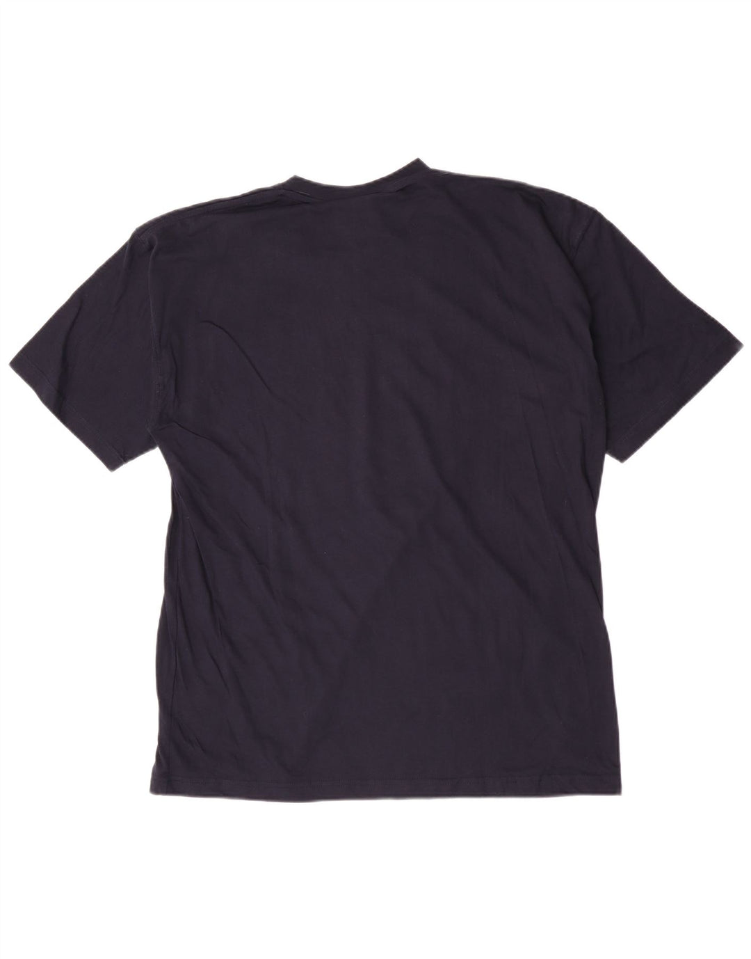 Umbro Mens T-Shirt Top Large Navy Blue Cotton