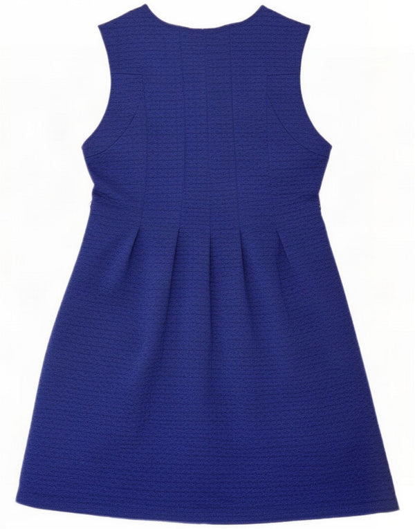 Rochie A-Line Oasis pentru femei, fără mâneci, UK 14, mare, albastru, geometric, poliester