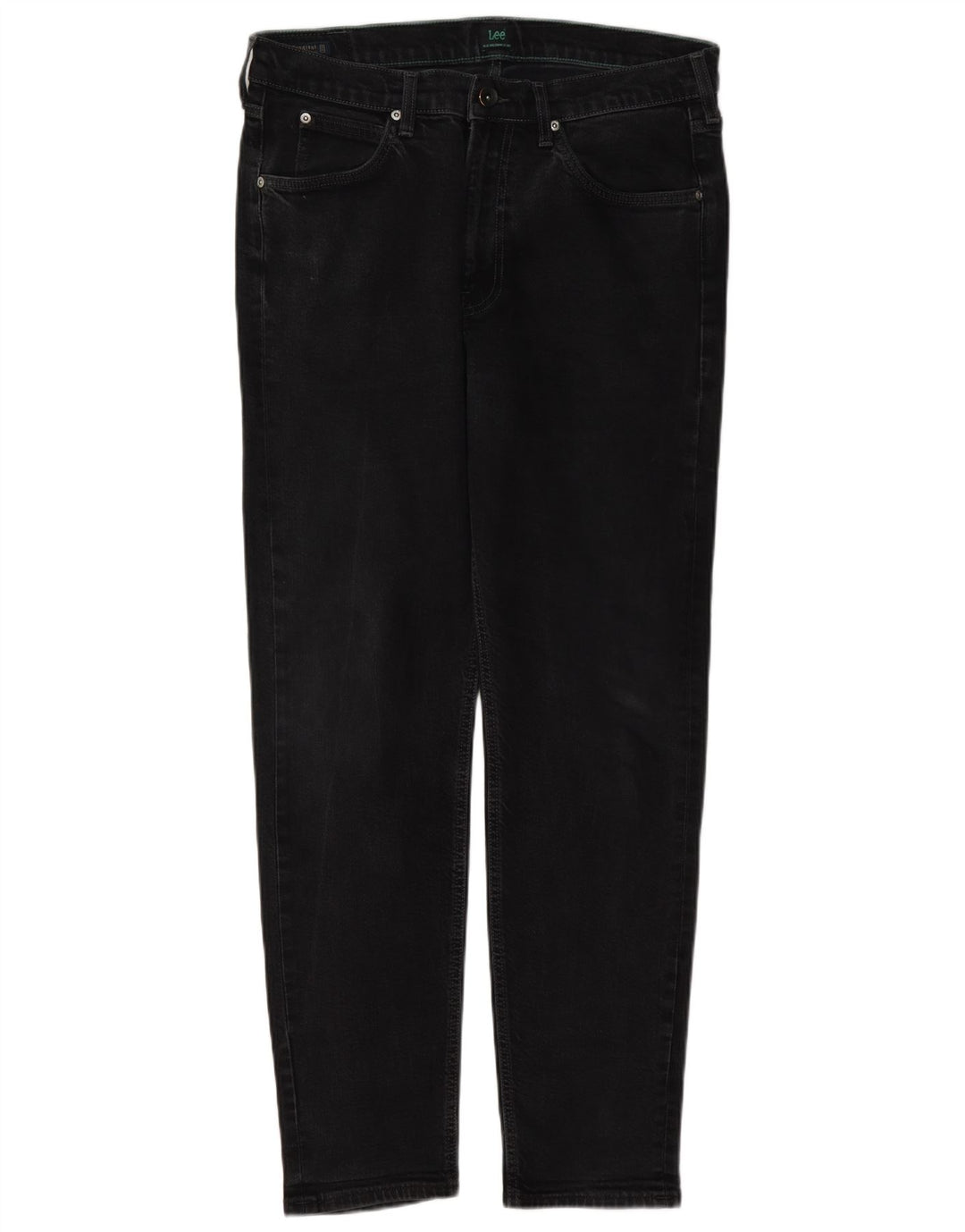 Lee Mens Austin Tapered Jeans W34 L32 Black Cotton