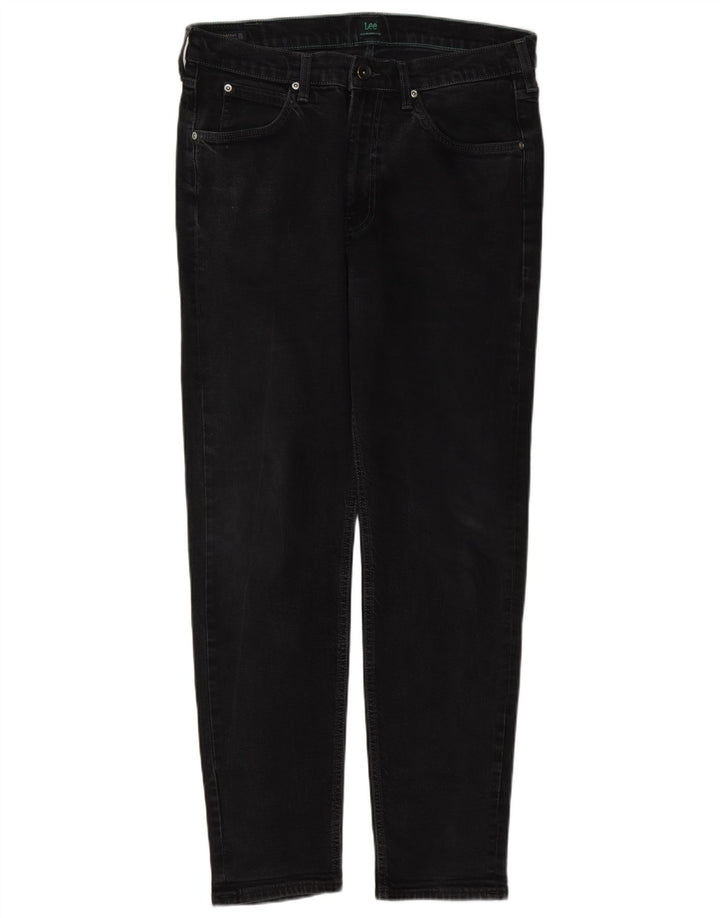 Lee Mens Austin Tapered Jeans W34 L32 Black Cotton