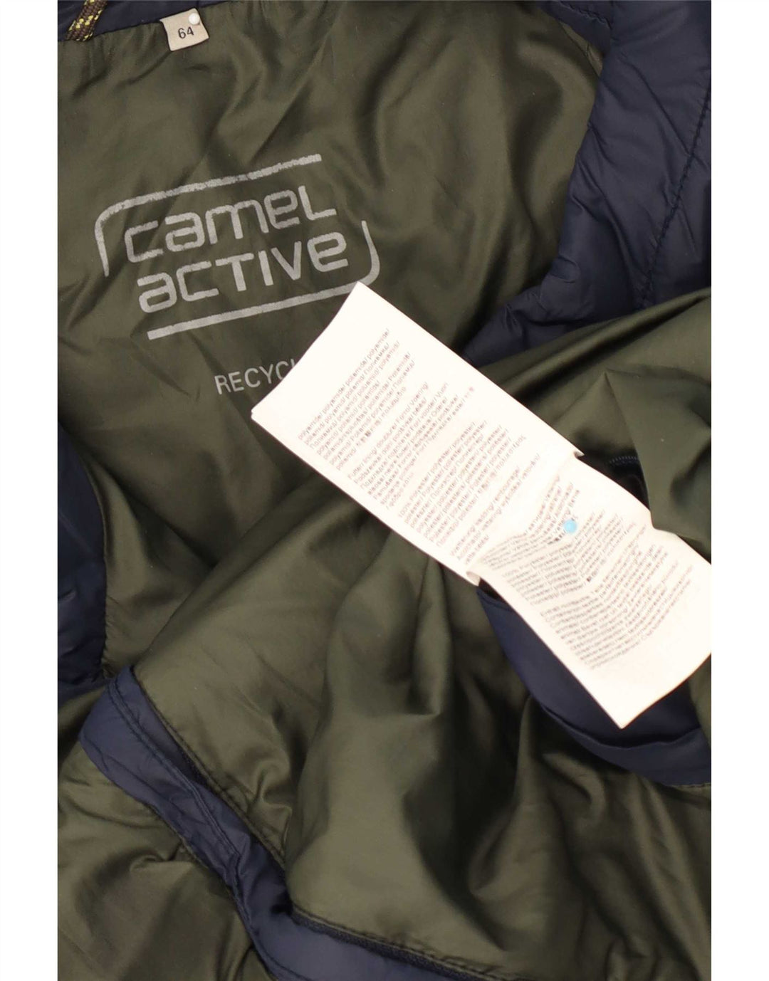 Camel Active Chaqueta acolchada para hombre ES 44 2XL Azul marino Poliéster