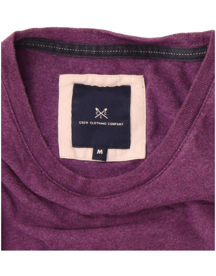 Crew Clothing Mens T-Shirt Top Medium Purple Cotton