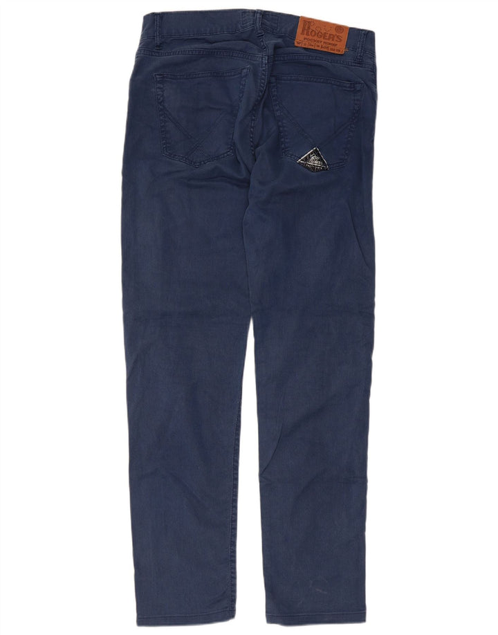 Roy Rogers Mens Slim Jeans W33 L30 Navy Blue Cotton