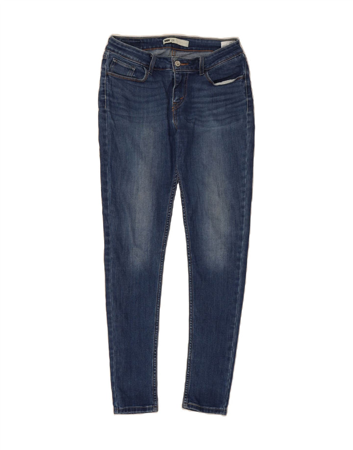 LEVI'S Womens Skinny Jeans W29 L32 Blue Cotton Vintage Levi's and Second-Hand Levi's from Messina Hembry 