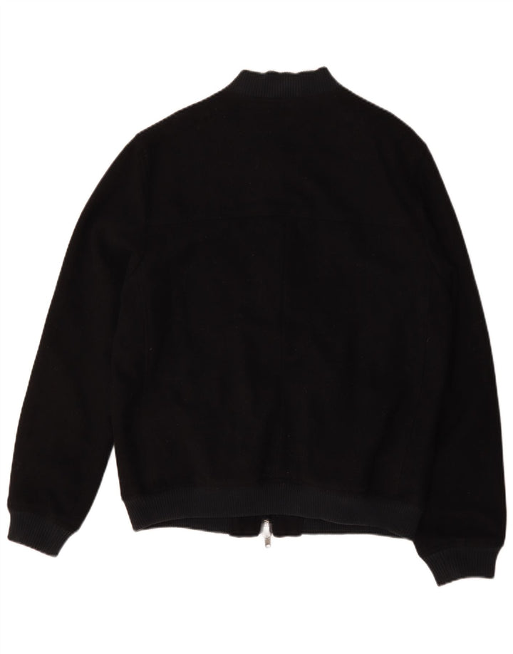 Jack Wills Bomber Jacket pentru bărbați UK 38 Medium Bleumarin Lână