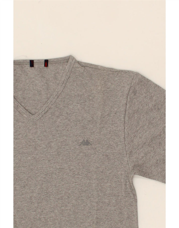 KAPPA Mens T-Shirt Top Small Grey Cotton Vintage Kappa and Second-Hand Kappa from Messina Hembry 