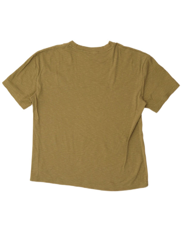 Calvin Klein T-Shirt Homme Kaki Moyen Colourblock
