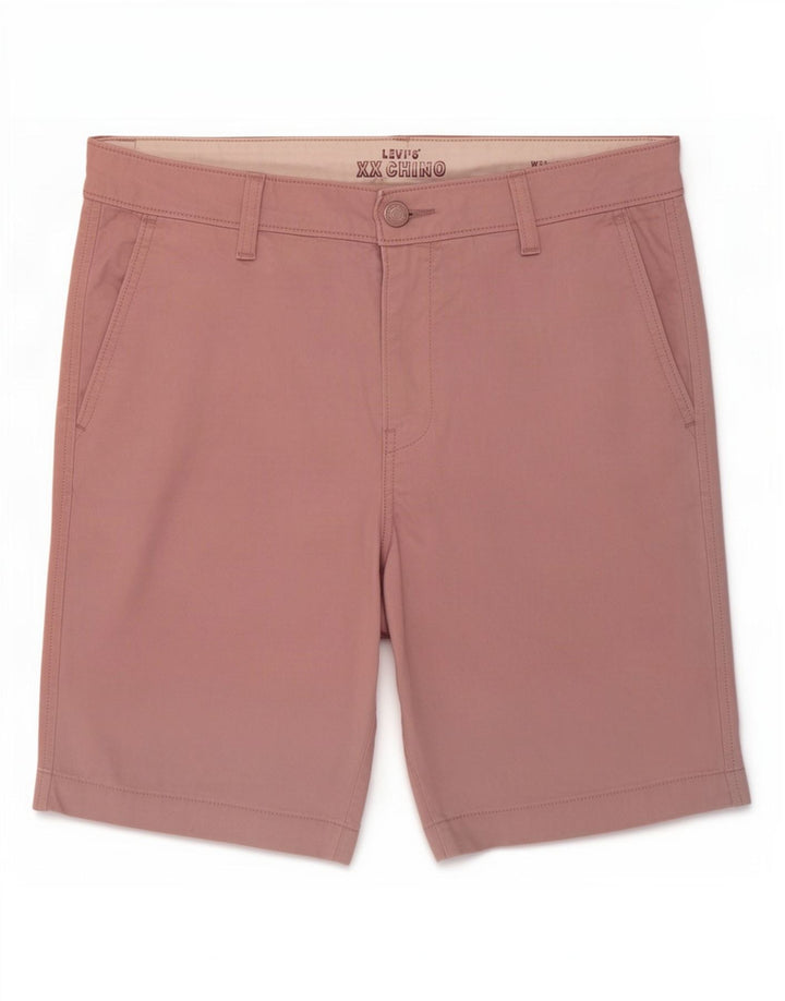 Pantaloncini chino da uomo Levi's W31 in cotone rosa medio