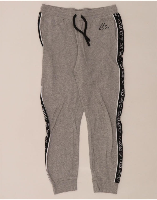 KAPPA Mens Tezenis Tracksuit Trousers Joggers Medium Grey Colourblock