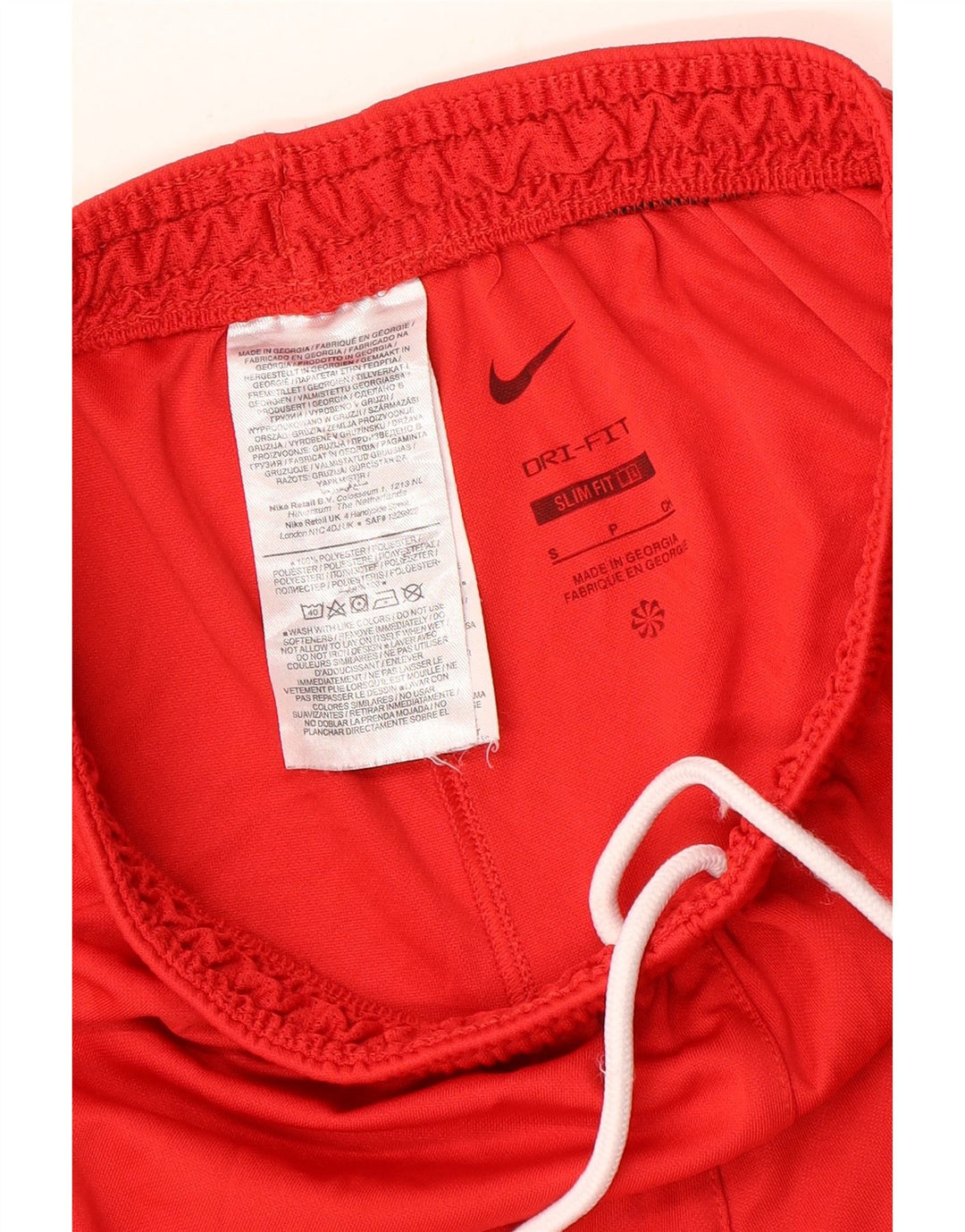 Nike Herren Dri Fit Slim Sportshorts, Größe S, Rot, Polyester