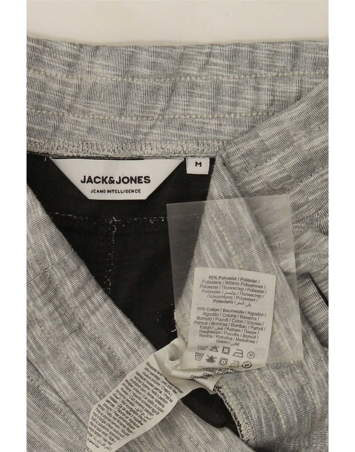 Jack & Jones Mens Sport Shorts Medium Grey Flecked Polyester