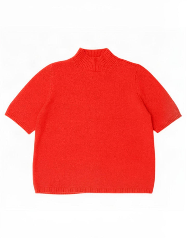 Pulover cu gât țestoasă pentru femei Marks & Spencer UK 16 Large Red