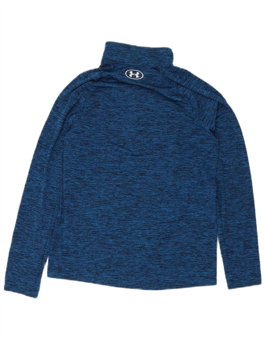 Under Armour Haut de Survêtement Zip Neck Homme Bleu Moucheté