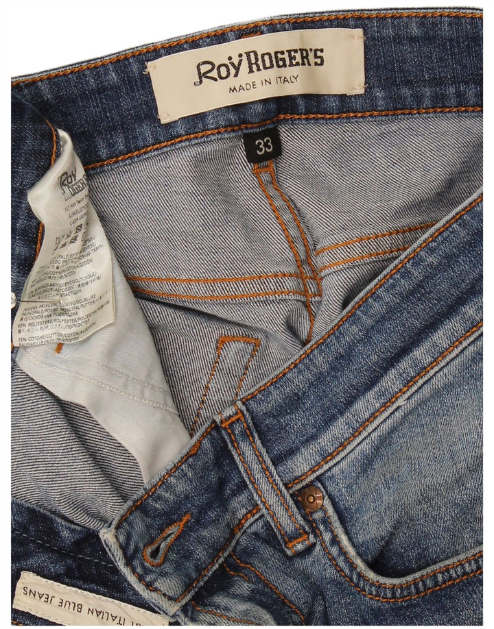 Roy Rogers Dame Slim Jeans W33 L33 Blå Bomuld