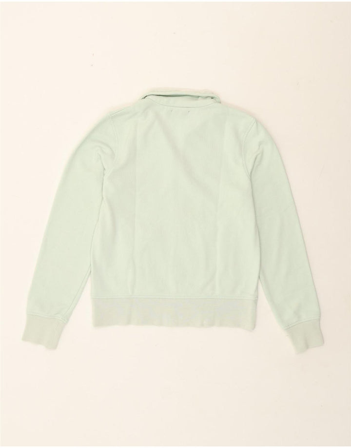 Kappa Womens Tracksuit Top Jacket UK 14 Large Green Cotton