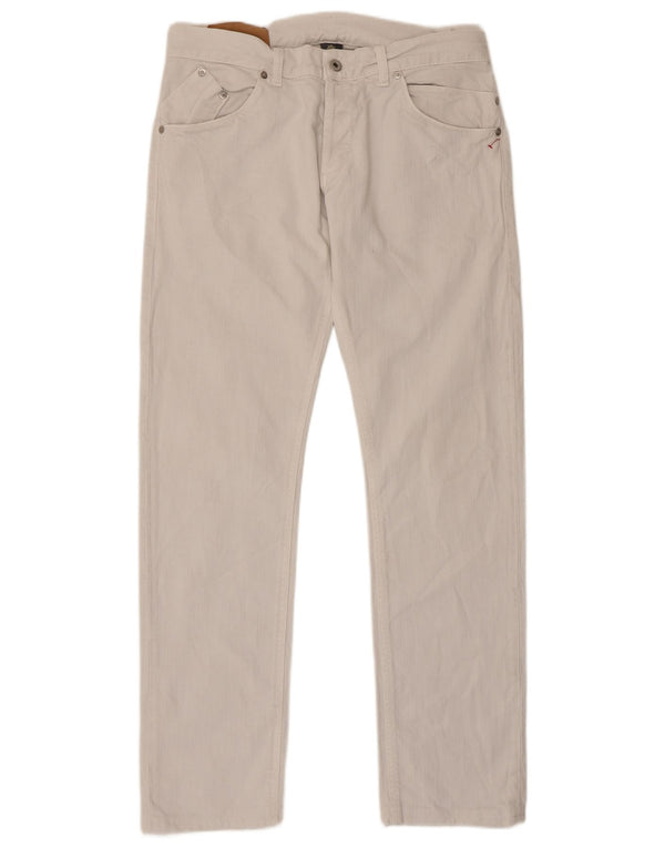 Мужские прямые джинсы Dondup Sam W34 L32, белый хлопок