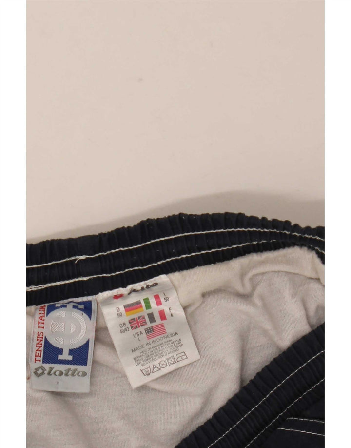 Lotto Mens Swimming Shorts UK 40/42 Large Navy Blue Polyester