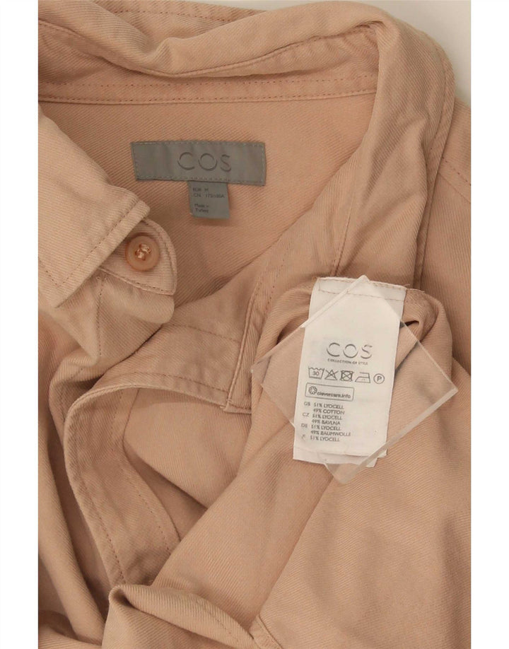 Ανδρικό κοντομάνικο πουκάμισο Cos Medium Beige Lyocell
