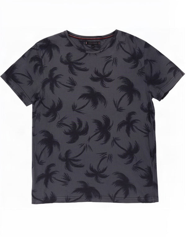 Tommy Hilfiger Herre T-Shirt Top XL Navy Blue Cotton