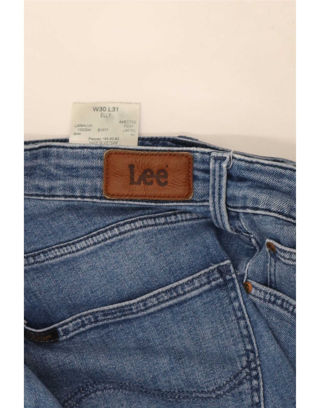 Lee Dame Elly Slim Jeans W30 L31 Blå Bomuld