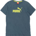 Puma Herre Grafisk T-Shirt Top Medium Blue