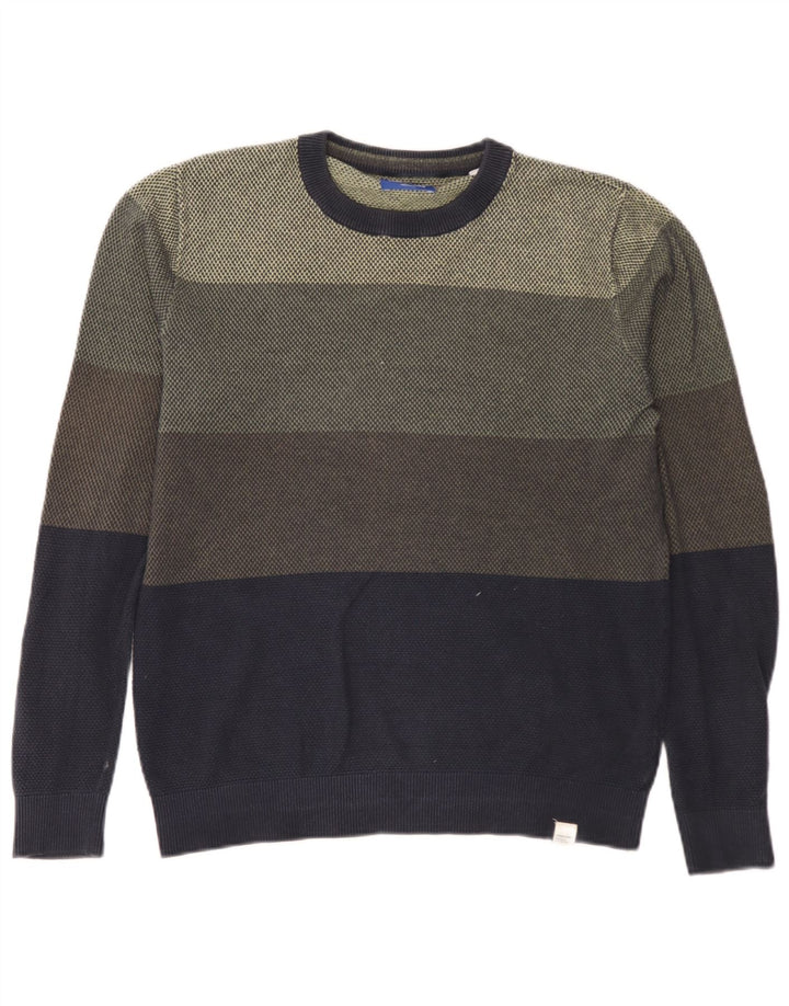 Jack & Jones Herretrøje med rund hals trøje Medium Flerfarvet Colourblock