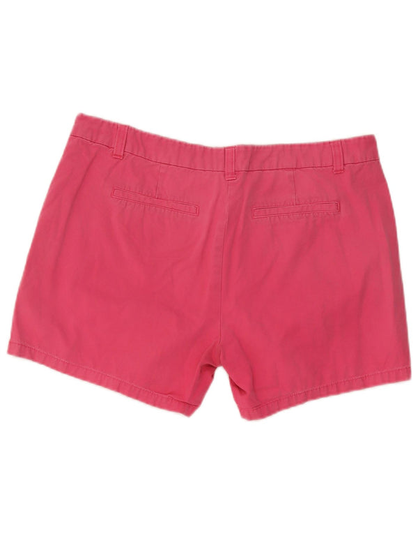 Pantaloncini chino da donna Joules UK 14 Large W36 cotone rosa