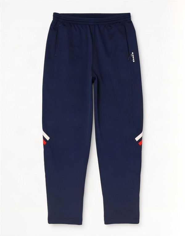 Pantaloni da tuta da uomo Diadora UK 42 Large Blu Navy Colourblock Poliestere