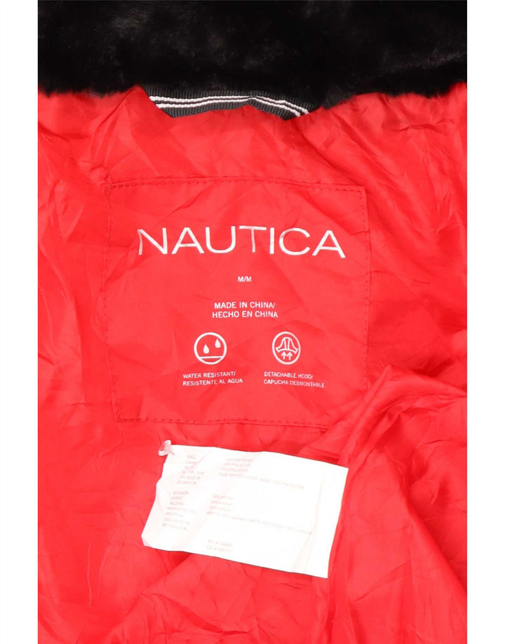 Nautica Γυναικείο μπουφάν με κουκούλα UK 14 Μεσαίο κόκκινο πολυεστέρα