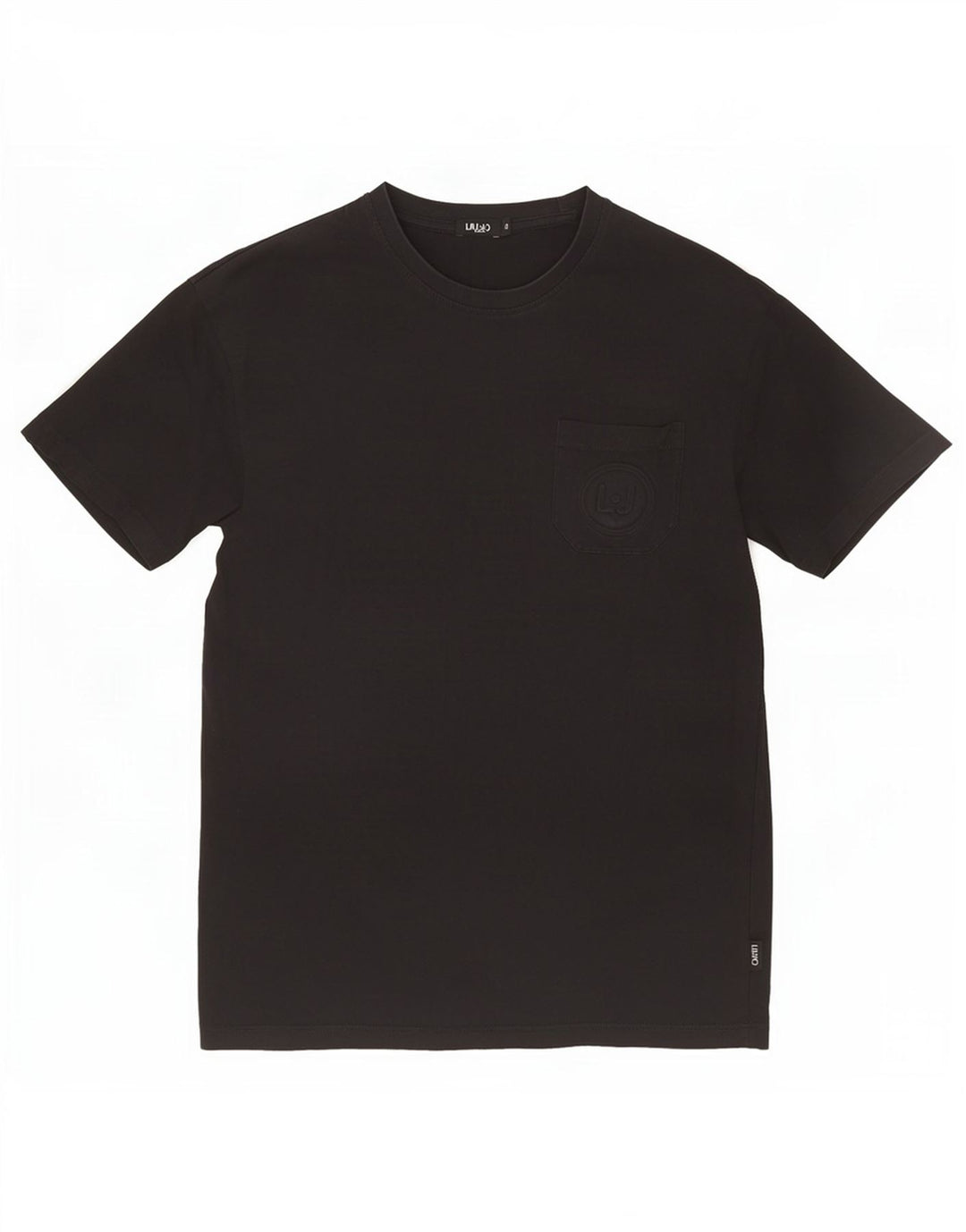 Liu Jo Mens T-Shirt Top Small Black Cotton