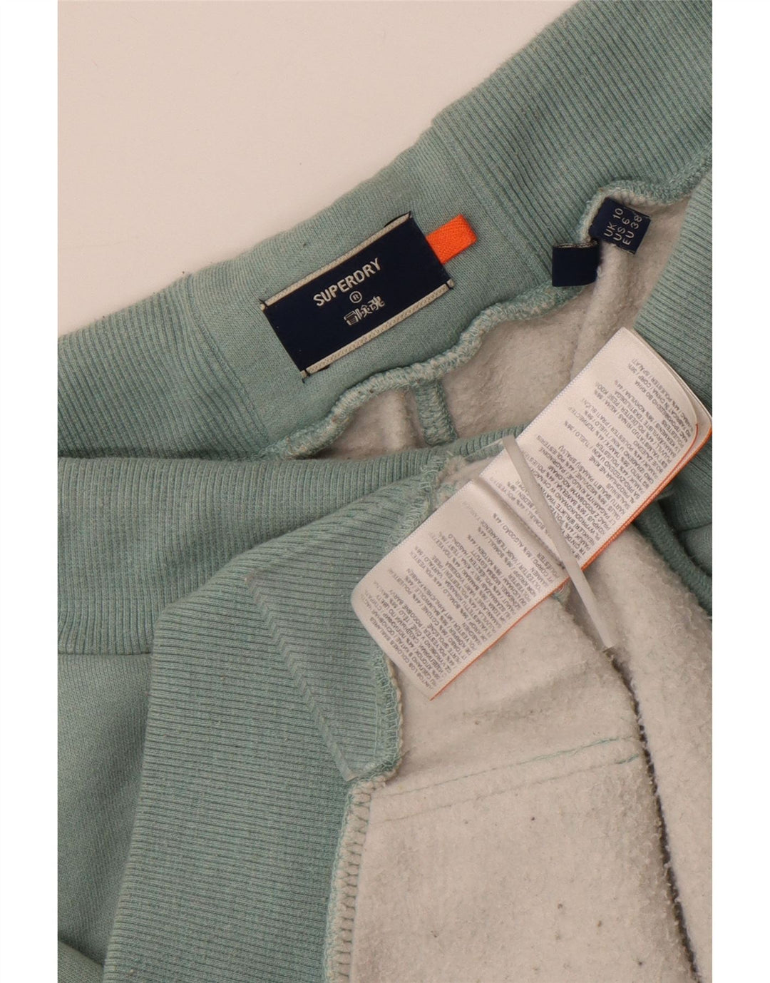 Superdry Womens Oversized fuld træningsdragt UK 10 Lille grøn bomuld
