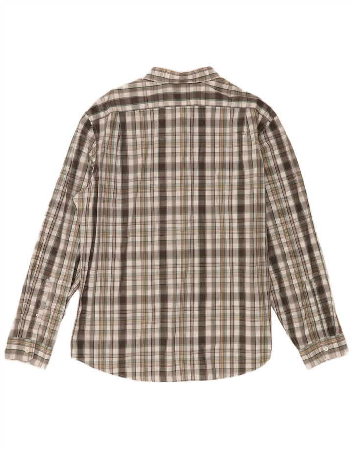 Eddie Bauer Mens Classic Fit Shirt XL Multicoloured Check Cotton